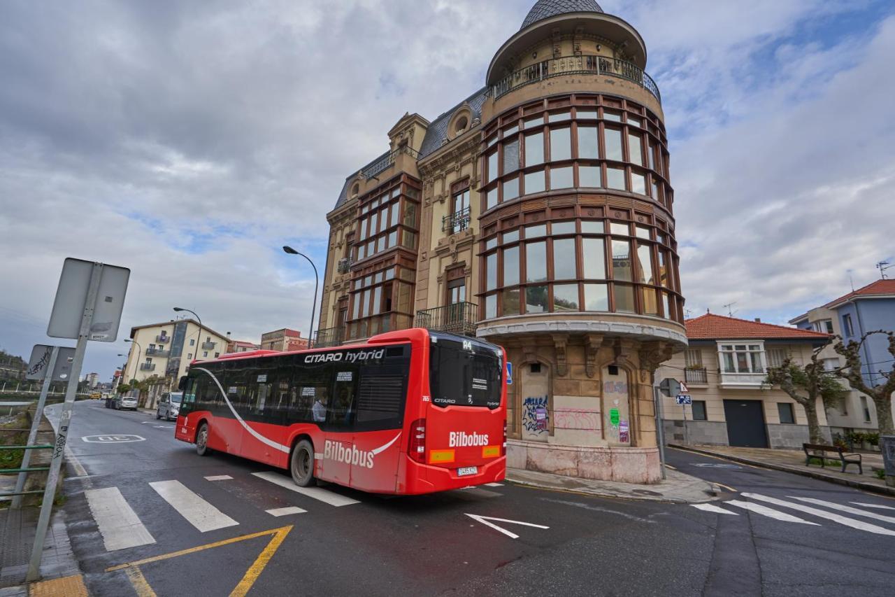 Apartamento Bio Exclusivo Con Mirador En Bilbao Y Aparcamiento Publico Gratuito Apartman Kültér fotó