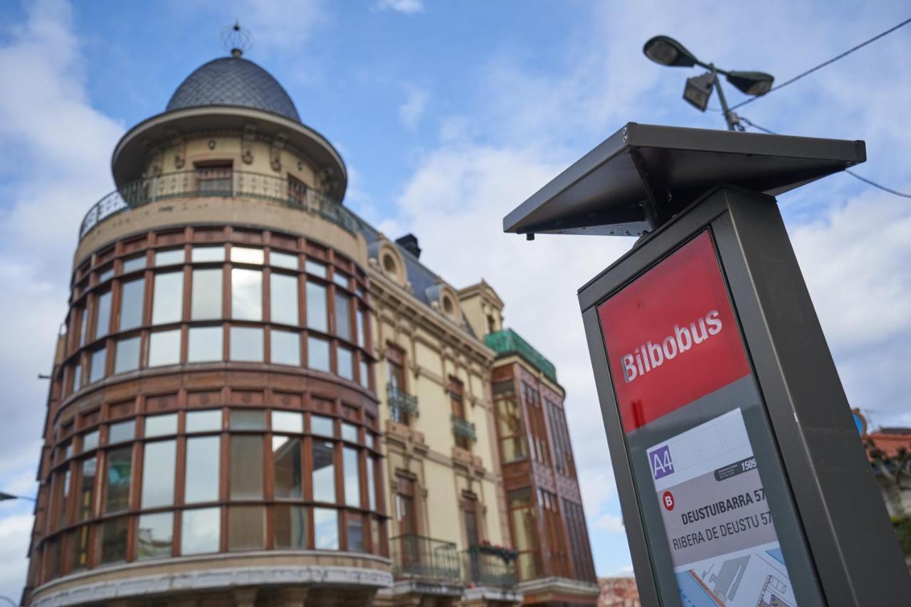 Apartamento Bio Exclusivo Con Mirador En Bilbao Y Aparcamiento Publico Gratuito Apartman Kültér fotó