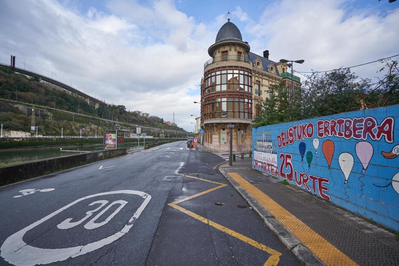 Apartamento Bio Exclusivo Con Mirador En Bilbao Y Aparcamiento Publico Gratuito Apartman Kültér fotó