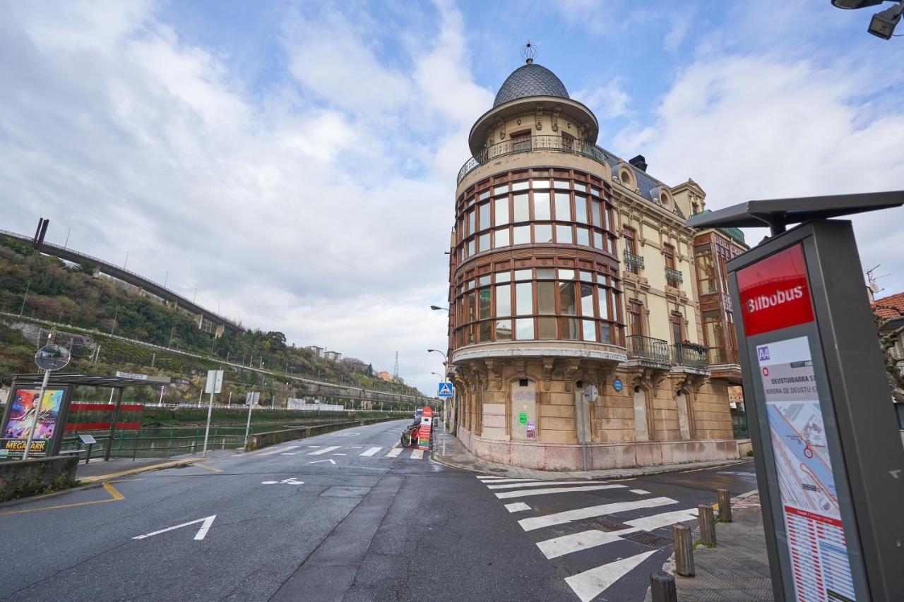 Apartamento Bio Exclusivo Con Mirador En Bilbao Y Aparcamiento Publico Gratuito Apartman Kültér fotó