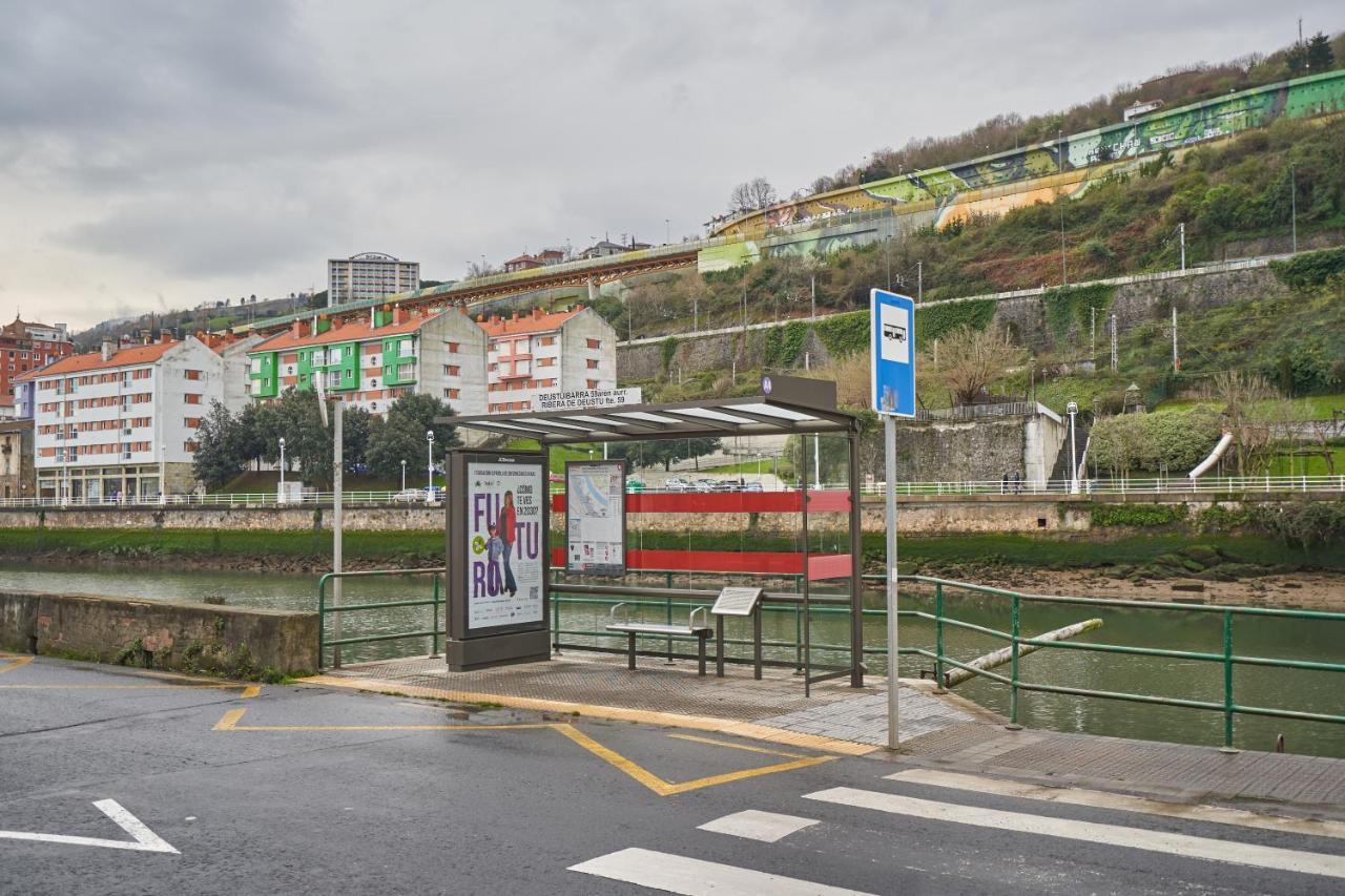 Apartamento Bio Exclusivo Con Mirador En Bilbao Y Aparcamiento Publico Gratuito Apartman Kültér fotó