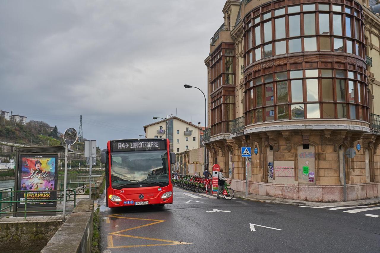 Apartamento Bio Exclusivo Con Mirador En Bilbao Y Aparcamiento Publico Gratuito Apartman Kültér fotó