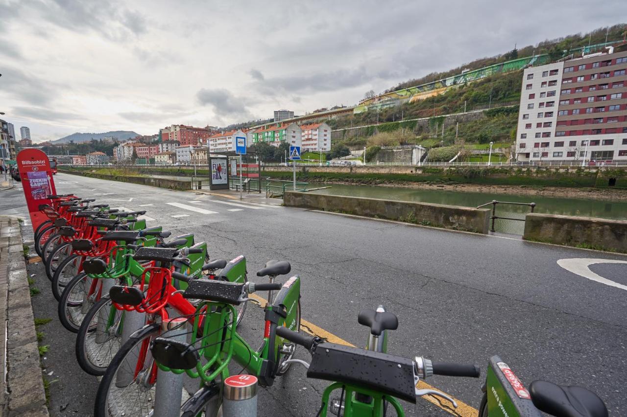 Apartamento Bio Exclusivo Con Mirador En Bilbao Y Aparcamiento Publico Gratuito Apartman Kültér fotó